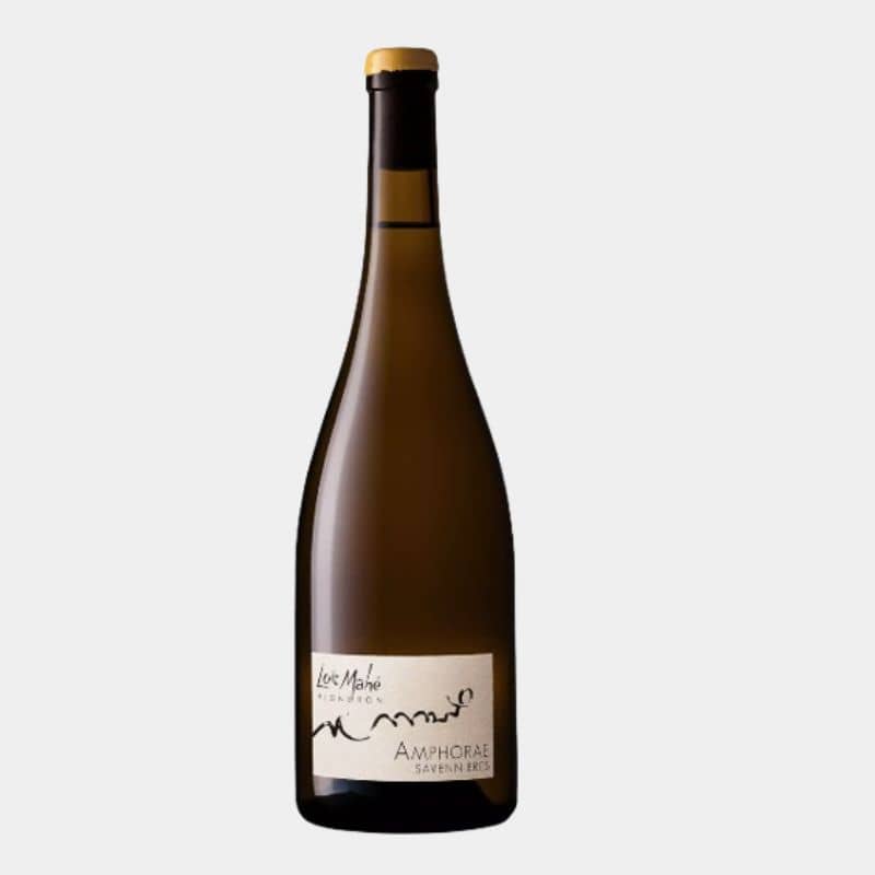 Bouteille Amphorae 2022 – Savennières Chenin Bio, Domaine Loïc Mahé, élevé en amphores, vin blanc pur et minéral