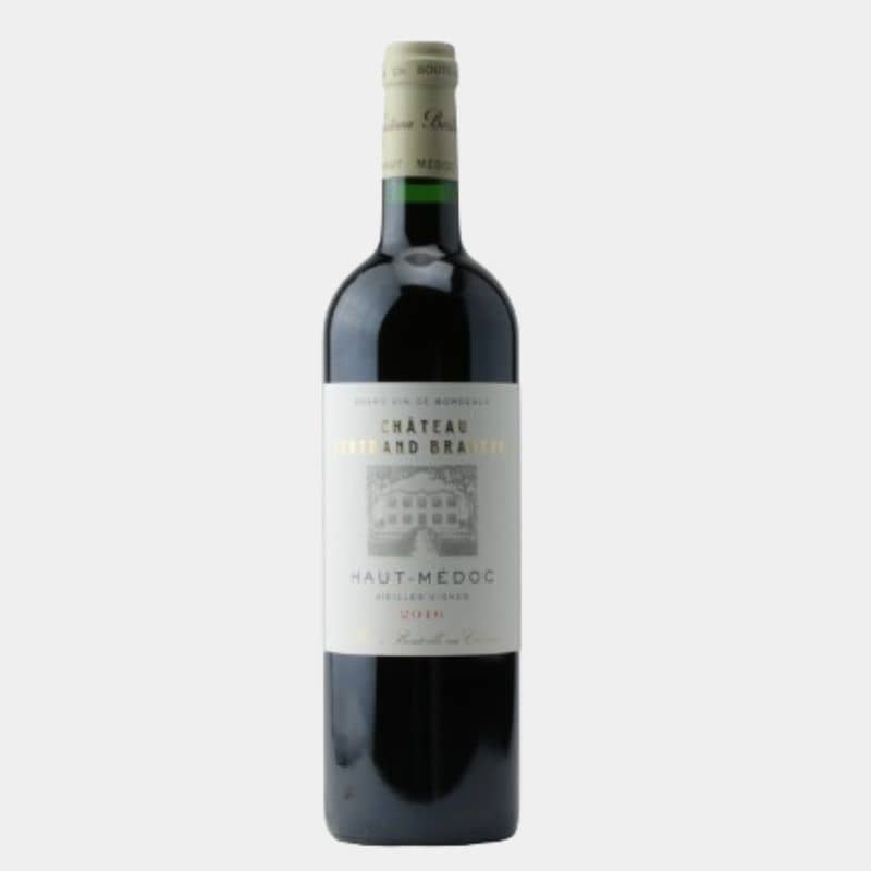 Bouteille de Château Bertrand Braneyre 2016 – Haut-Médoc Vieilles Vignes, vin rouge intense et équilibré

