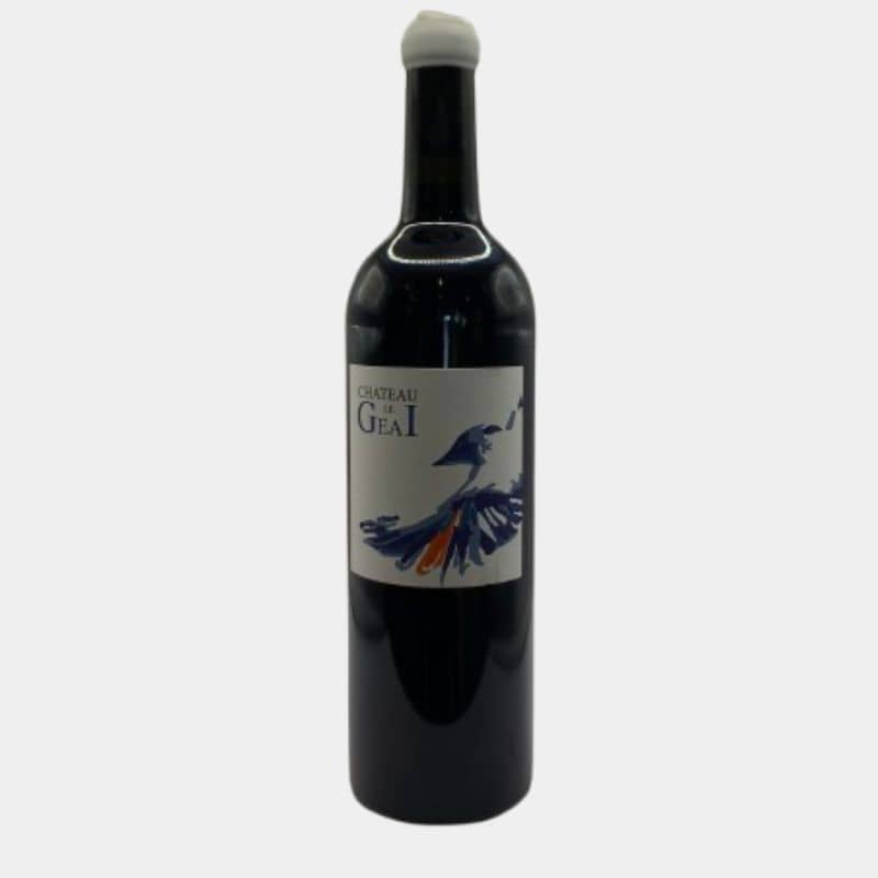 Bouteille de vin rouge Château Le Géai 2021 – Bordeaux Bio & Nature – Domaine Henri Duporge


