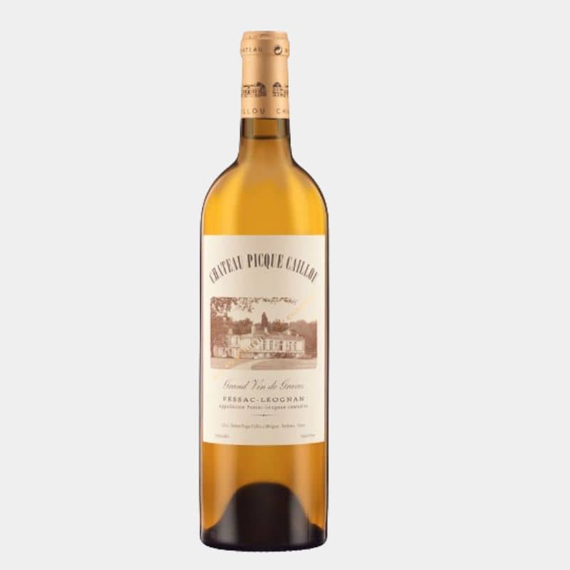 Bouteille de vin blanc Château Picque Caillou 2014 – Pessac-Léognan – Grand Vin de Graves

