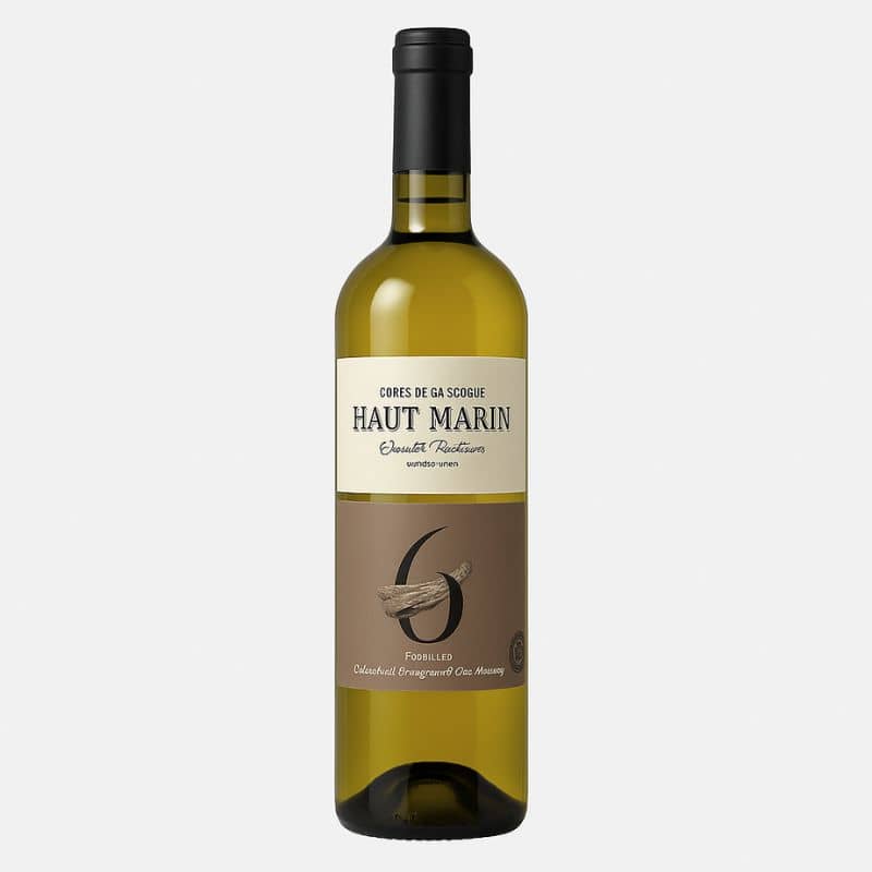 Vin blanc Fossiles N°6 2022 – Côtes de Gascogne, Domaine Haut Marin, Élisabeth Prataviera – Laboxavin