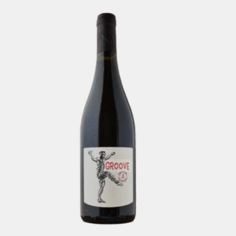 Bouteille de vin rouge Groove 2023 – Domaine Ozil – Ardèche – Vin nature puissant

