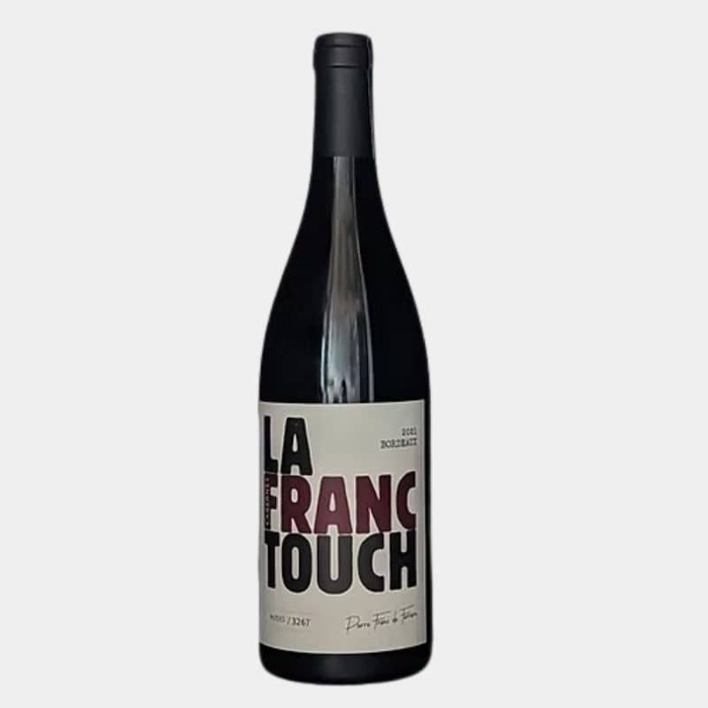 Bouteille de vin rouge La Franc Touch 2020 – Sainte-Foy Côtes de Bordeaux 100 % Cabernet Franc

