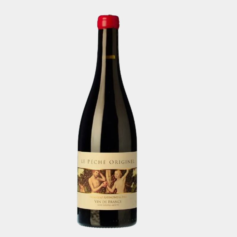 Bouteille de vin rouge Le Péché Originel 2022 – Domaine Raymond Usseglio – Vin nature sans sulfites – Cinsault

