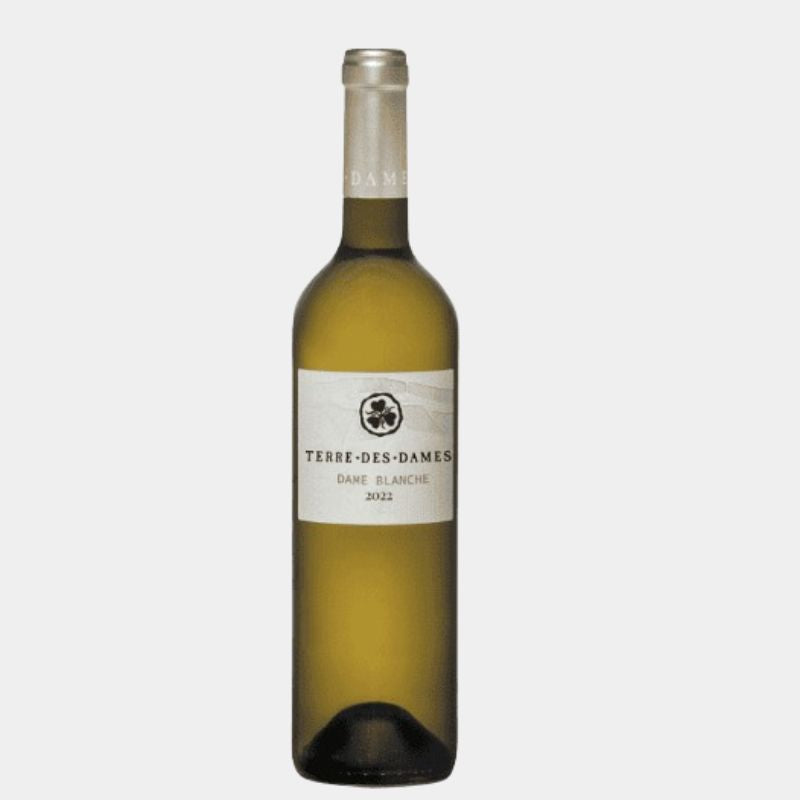 Bouteille de vin blanc Terre des Dames – Dame Blanche 2022 – Grenache Blanc biologique – IGP Pays d’Oc

